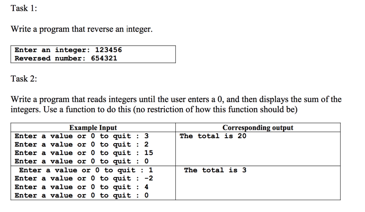 Can someone please do the code for these tasks in c++ please?