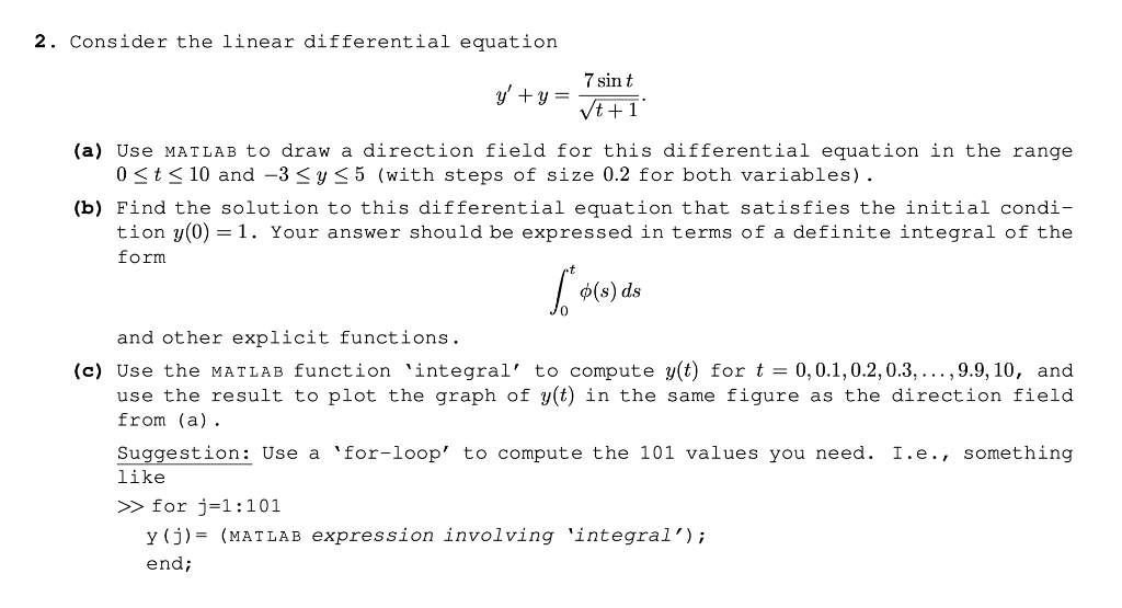 A Matlab coding problem, please explain your code as clear as possible