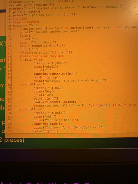 for example it restarts the code instead of stopping 2.I tell user