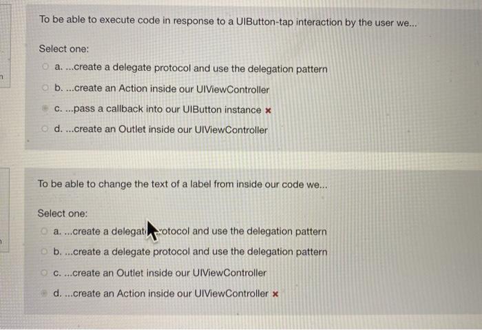  To be able to execute code in response to a UIButton-tap