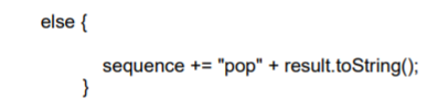 the stack. private int top;//This variable stores the position of the last