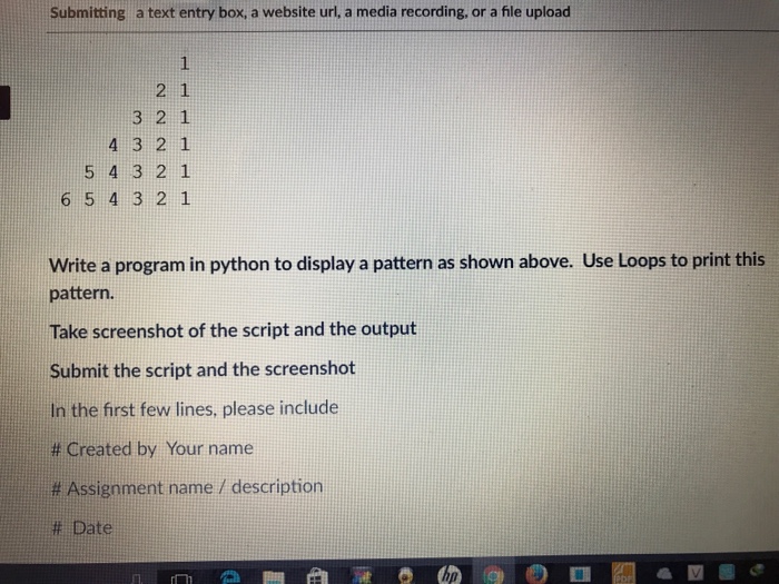  Please help me write an exact code in PYTHON. Thanks. Submitting