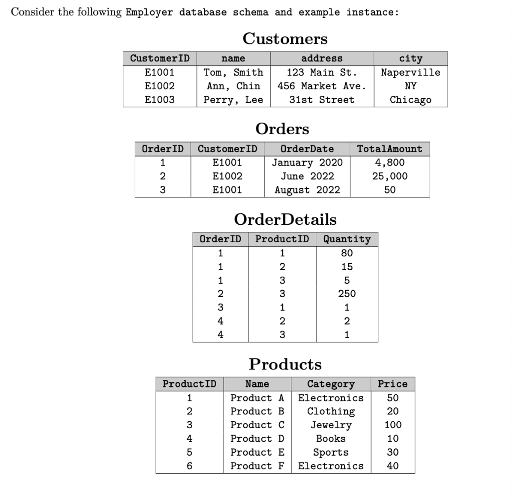 When writing a query, write the query in a way that