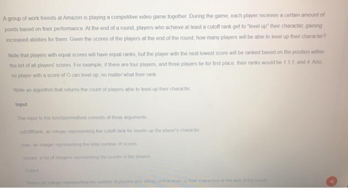  please write in java and use parameters as provided A group