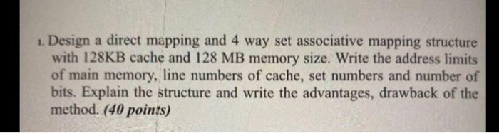this is a computer architecture question taught by the book computer organization