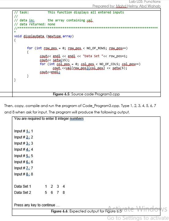 below to understand the task performed and how two-dimensional arrays are created.