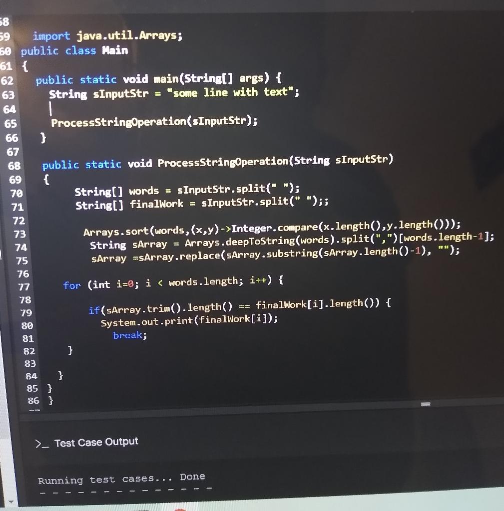 This is a longest word program, in this program I have added