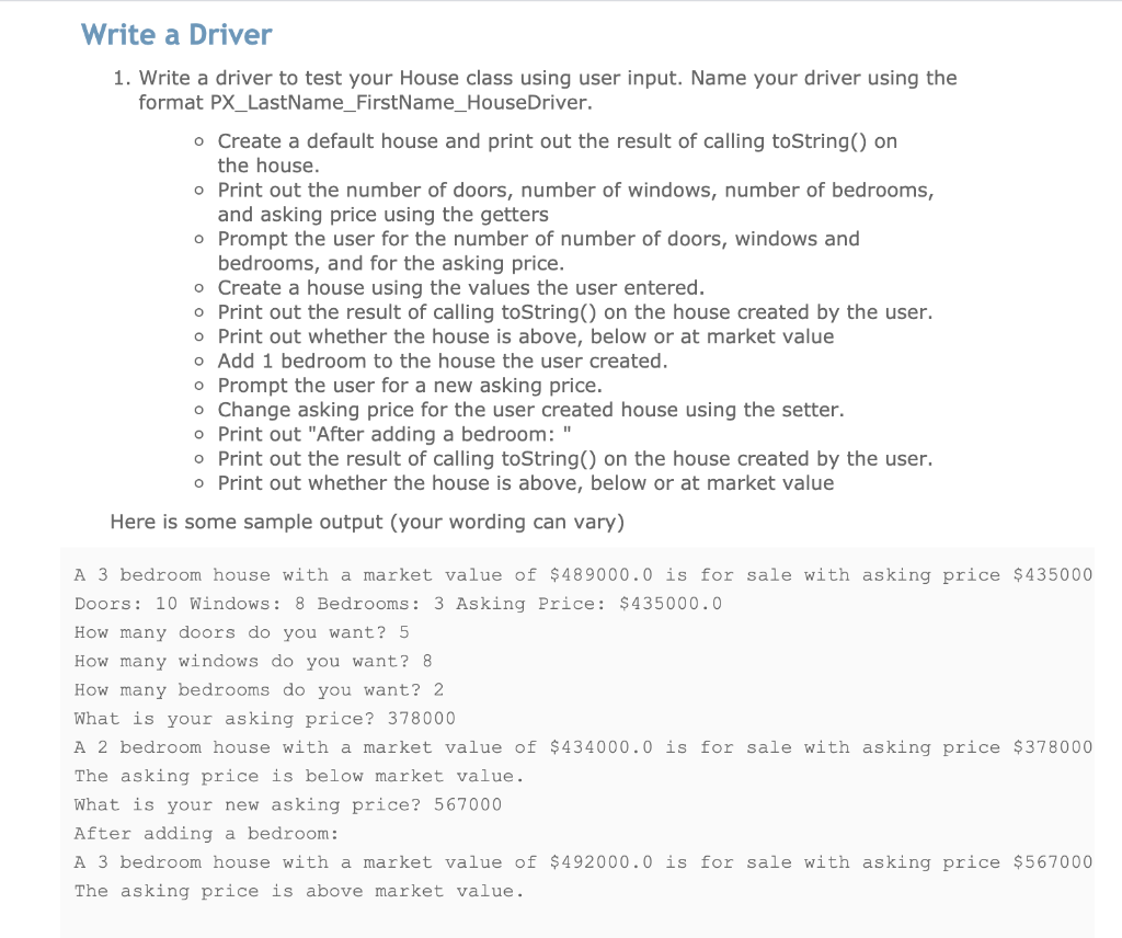 At the top of your program, write a multi-line comment stating o