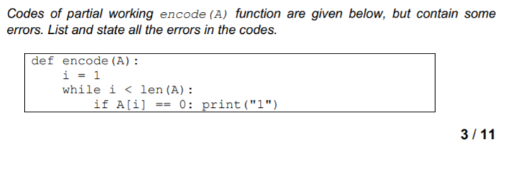 (also in string) which has been encoded with below encoding table. 0