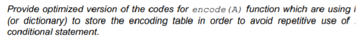 4 00 Example of how encode (A) function can be used is