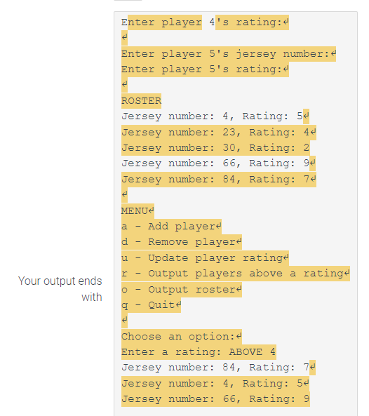 because of errors with the output for "above 4". I will show