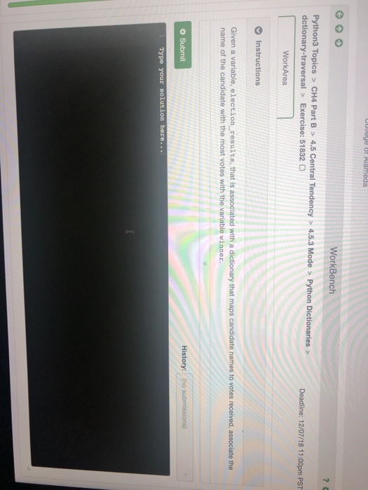  WorkBench Python3 Topics > CH4 Part B > 4.5 Central Tendency