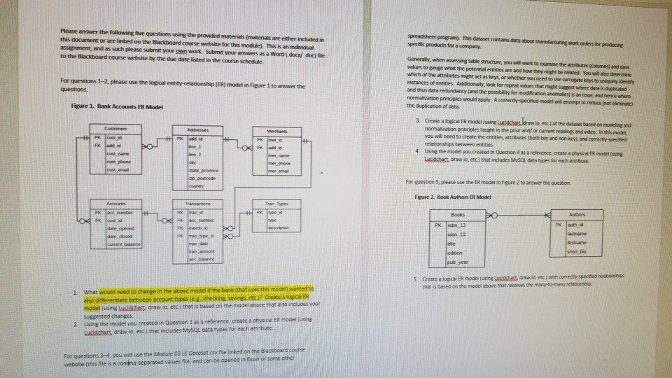Please answer the following five questions using the provided materials (materials