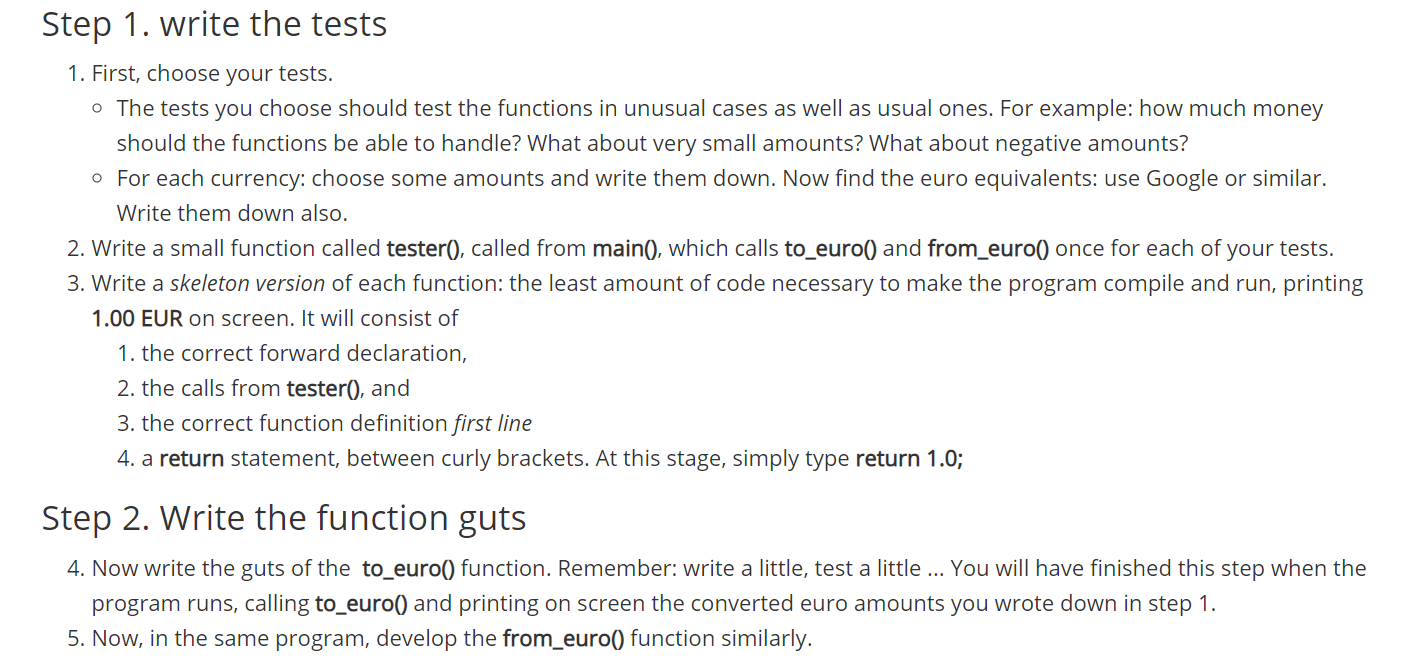 confrim that it's working fine by showing the output. CAO2 computation: currencies