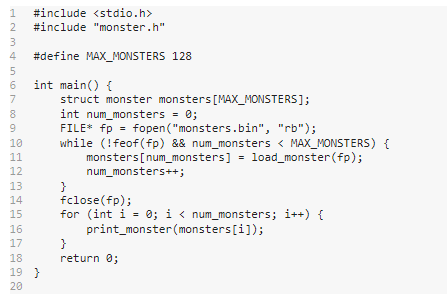 So I get a "segmentation fault (core dumped)" when i run this