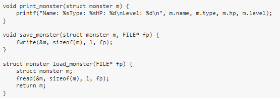 code. It's in C language, but I cant find the cause of