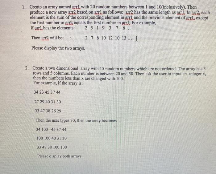 how do you do this the program is java 1. Create an