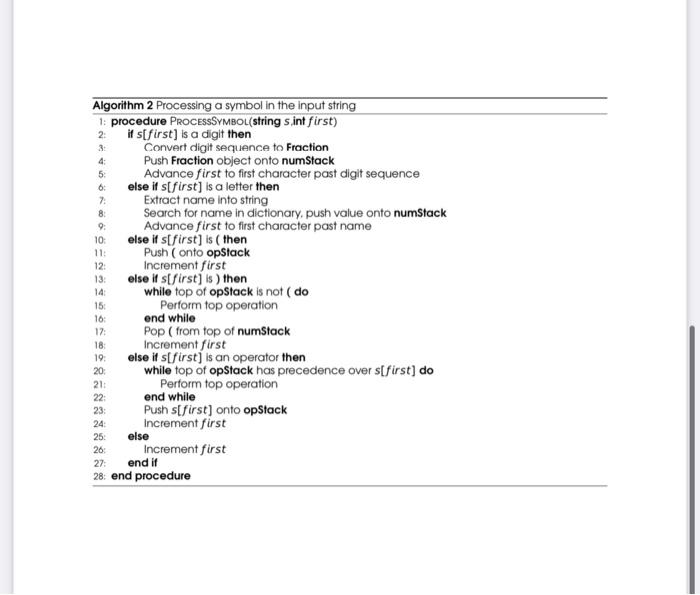 read a list of arithmetic expressions, evaluate them and display their results.