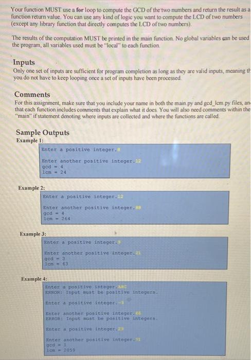 you practice with writing functions and for loops. Problem In Mathematics, the