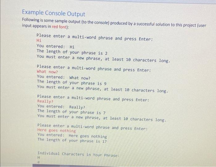 (with a very few exceptions). This project is intended as a review/warm-up.