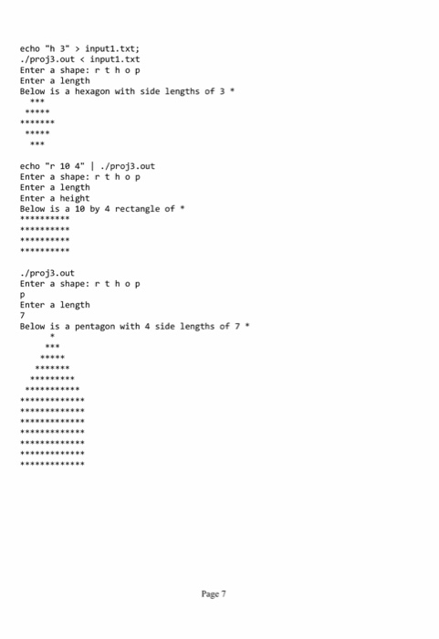 // otherwise, print an error message and terminate the program char getShapeFromUser(void);