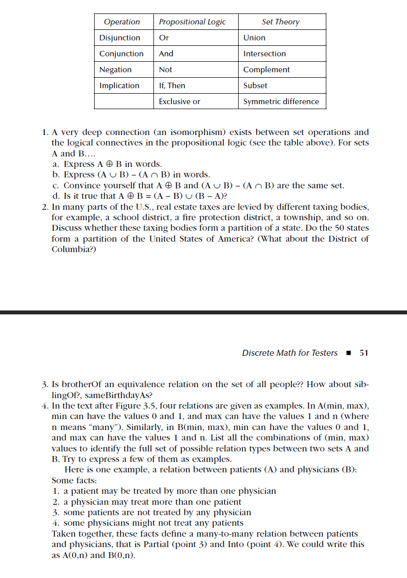  Operation Propositional Logic Set Theory Disjunction Or Union And Intersection Conjunction