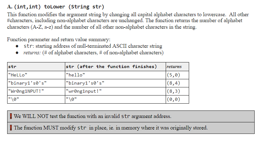 This is assembly mips program ask to complete the function and follow