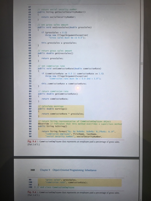 implementation of CommissionEmployee class) This is Figure 9.4 This is Figure 9.10