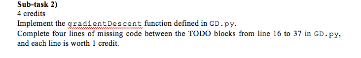 tuple (theta, cost_array) m len(y) cost array - for i in range(0,