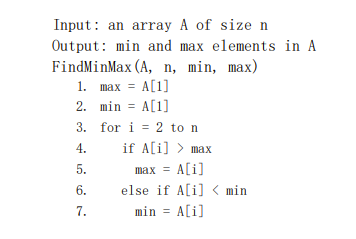 Given this algorithm, do the following - 1) describe the best case