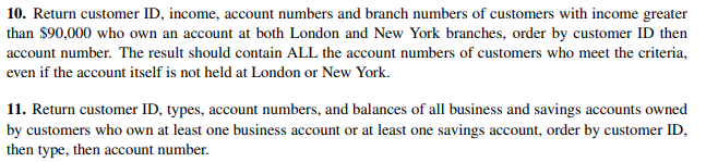 FK-Account amount) Suppose you work at a bank as a data analyst.