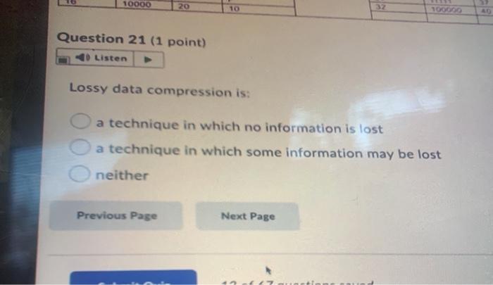 Next Page Page 18 Shit Ouiz 12 of 67 questions saved 11110