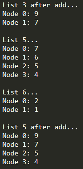 new value of list1s node at that position. If list1 is shorter