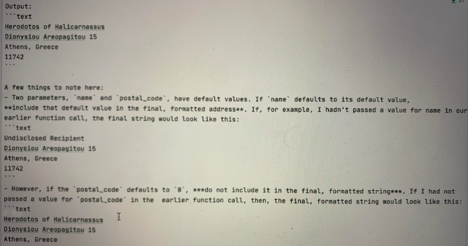 book.py**](address book.py), write a function called **'get_formatted_address_string()'** tt will accept the following