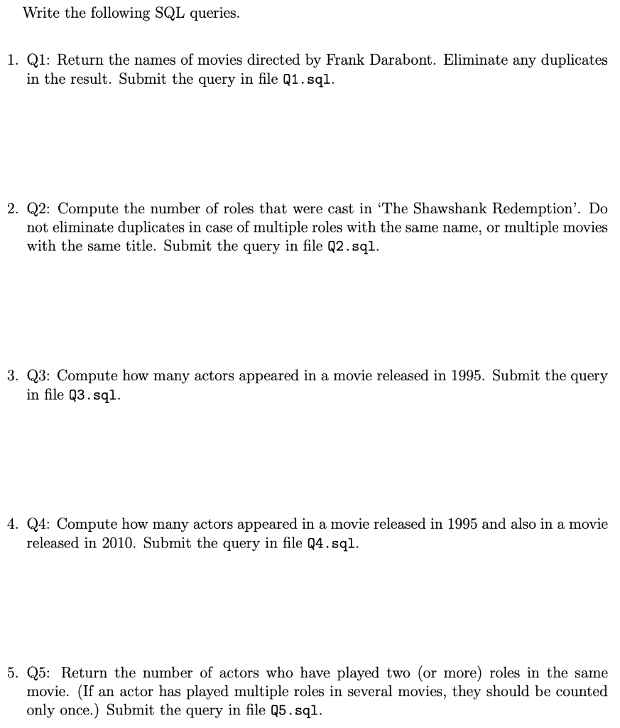 schema: actor (id, fname, lname, gender) movie (id, name, year) directors (id,