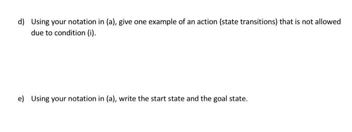 wants to transport everything to the other side (B) under some conditions: