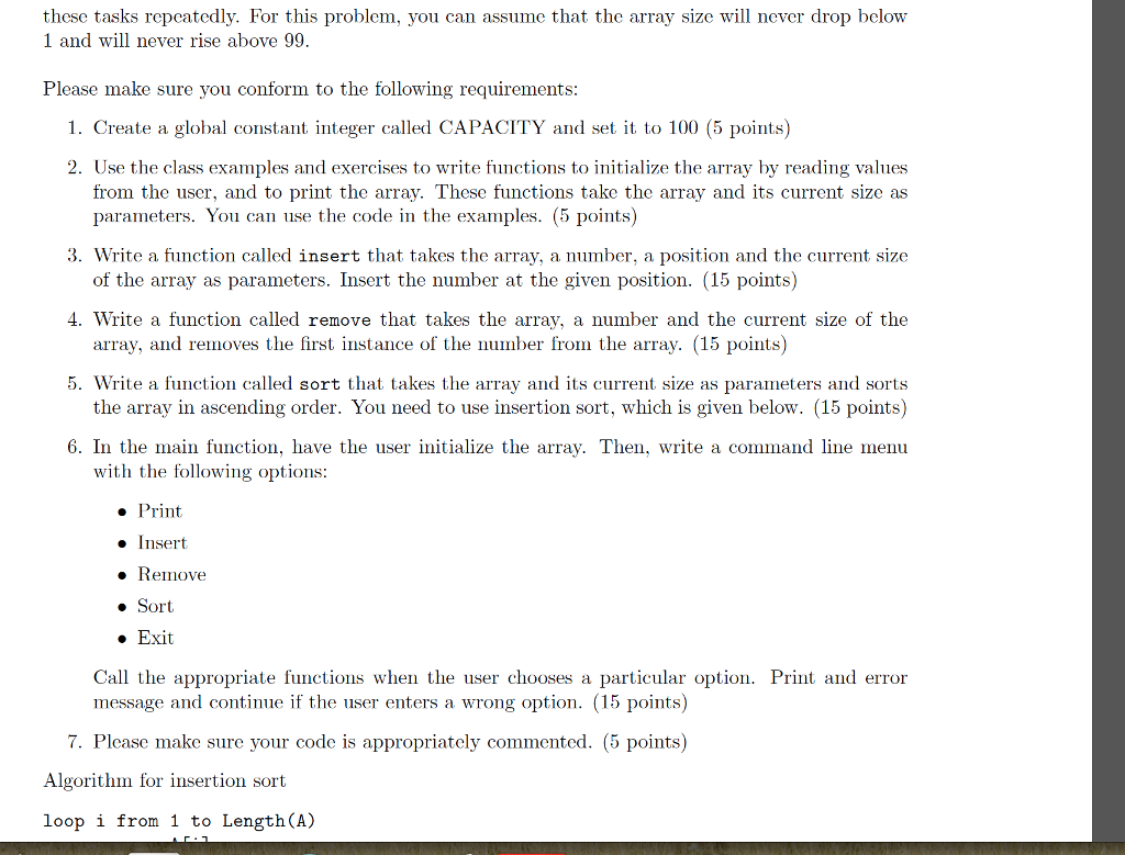 needs to be in C++ coding sample run: Enter the number of