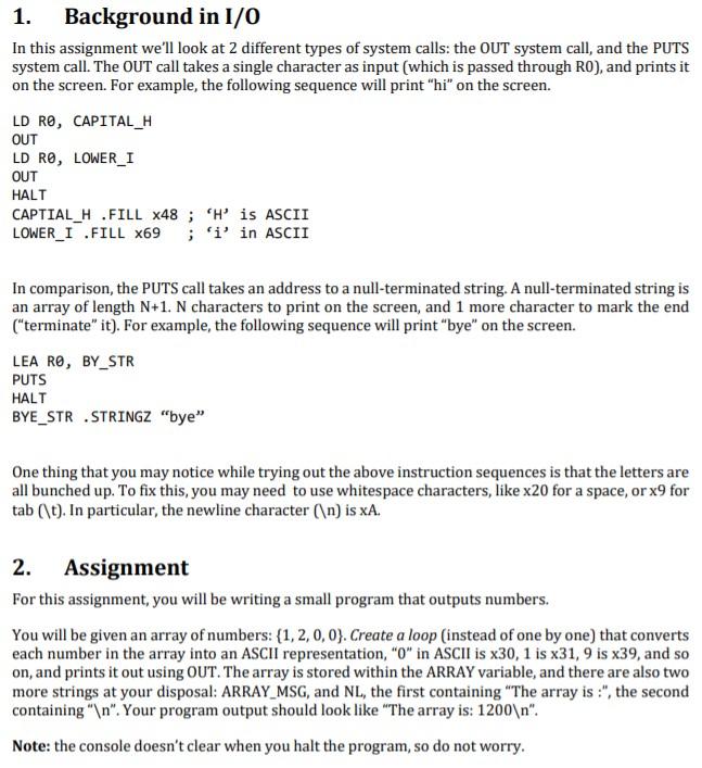 Use LC-3 assembly and show the .asm file Do question 2 using