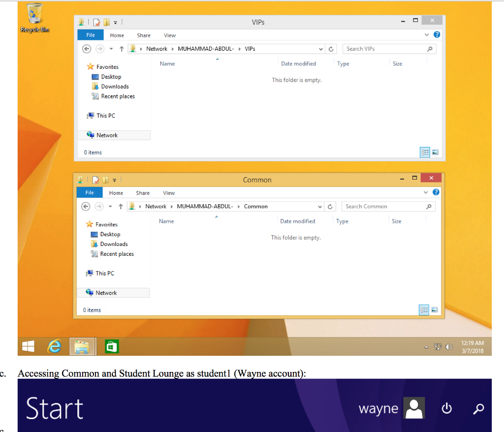 user accounts to domain local groups, then granting permissions to resources to