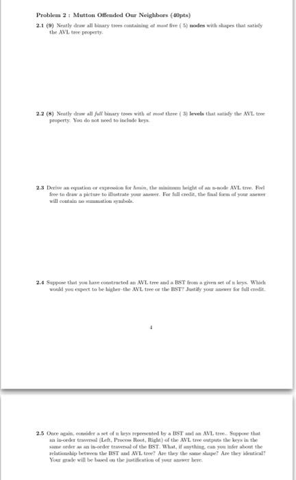this is all one question Problem 2 : Mutton Offended Our Neighbors