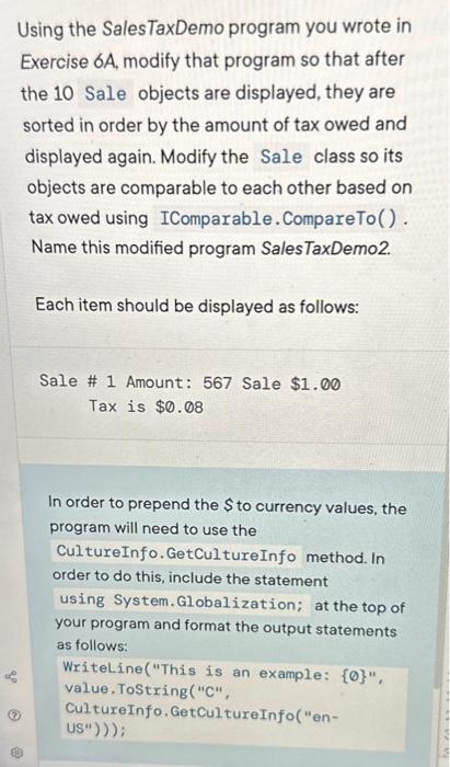 Need this answered in C# with modified existing code. NEEDS TO include