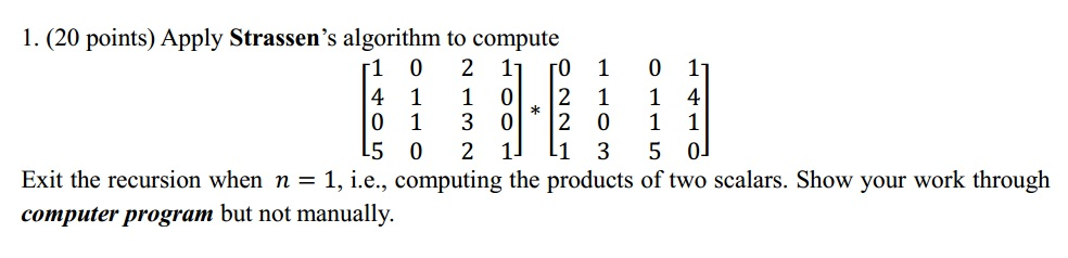 Please kindly provide the source code for this implementation USING RECURSION IN
