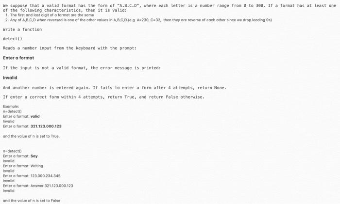 Solve Python problem by using recursionLoops is restricted to this We suppose