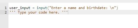 of code. Overview Create a program that will format a person's name