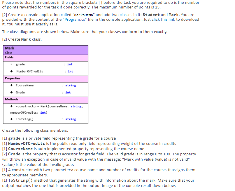  its C# code asap Please note that the numbers in the