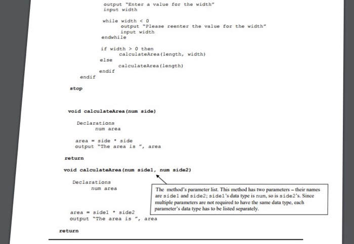 $12/meal S100ight at the hotel Design the logic, in pseudocode, for a