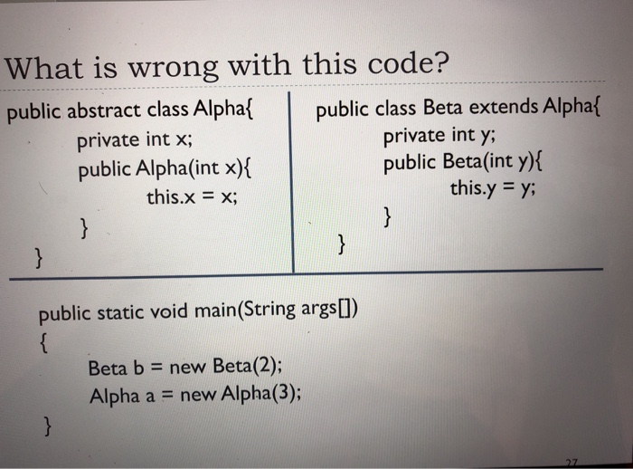  This question is releated to Abstract and interfaces in java What