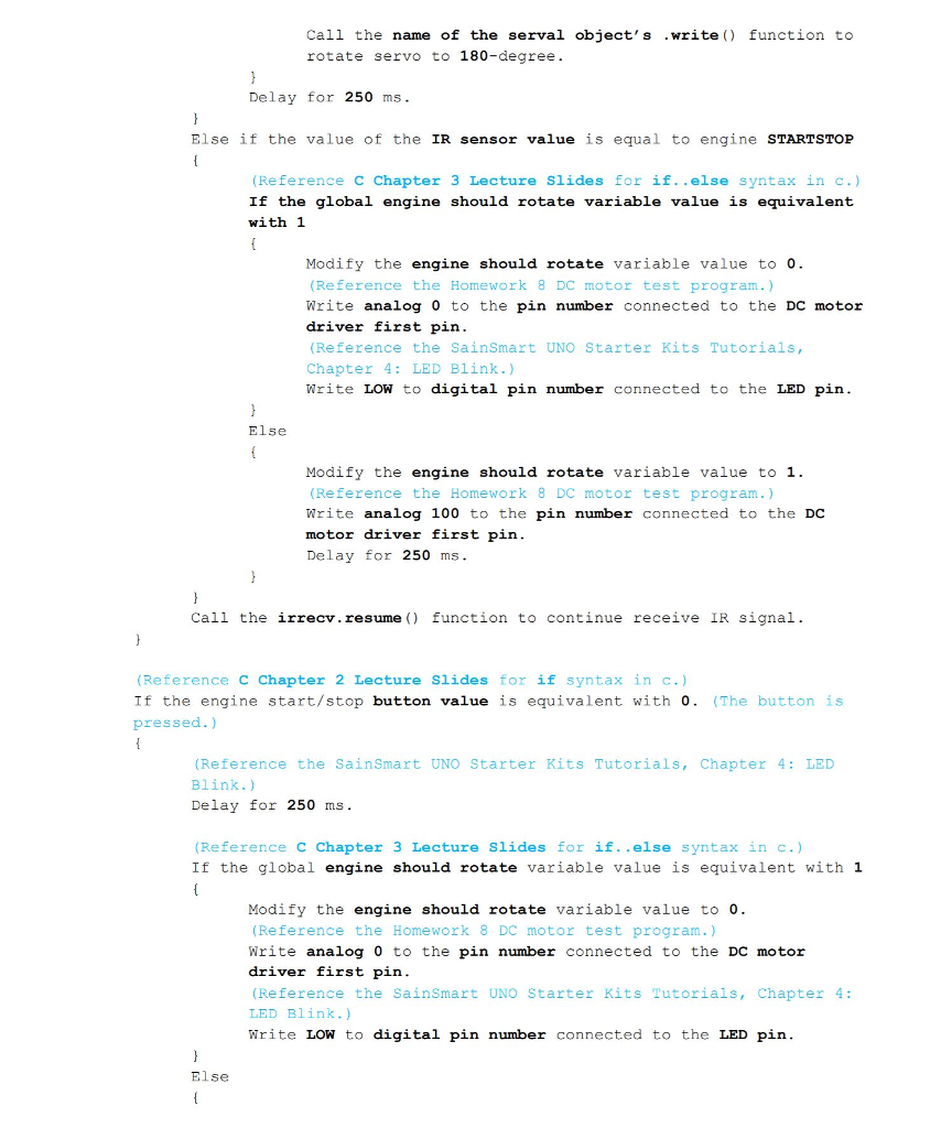 #16- #19) (Define the IR remote control button values based on your