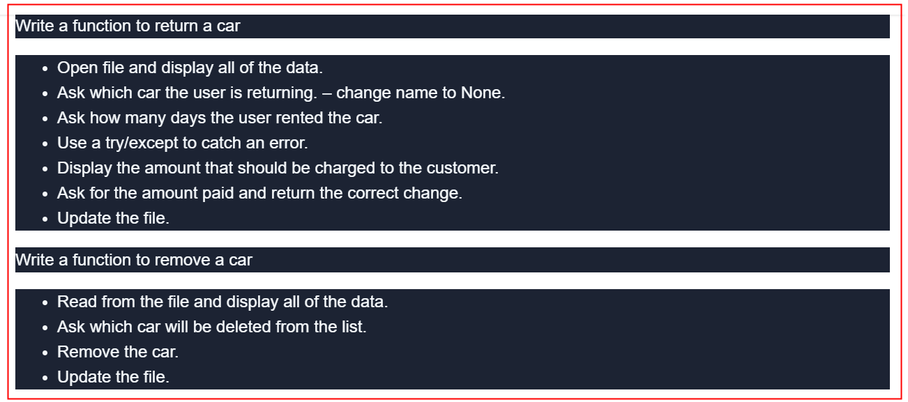 be rented to customers while their cars are in the shop. The