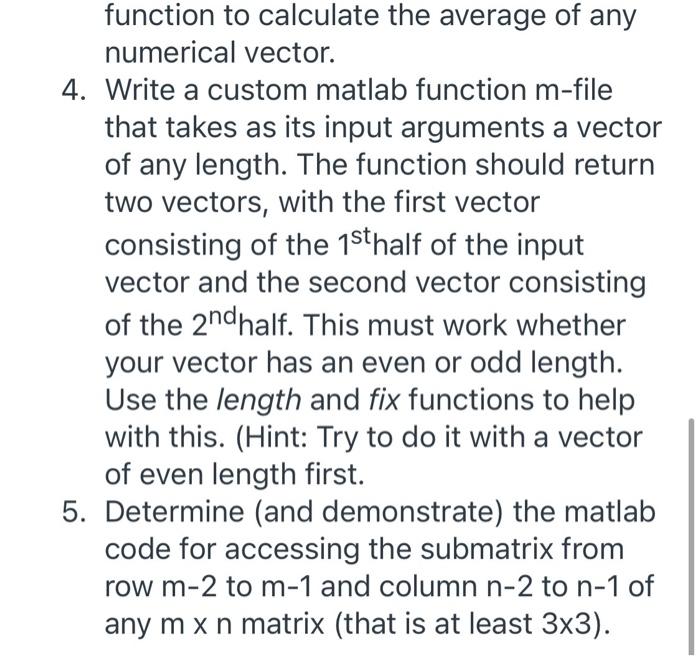 input argument a value in inches. The function should return the value